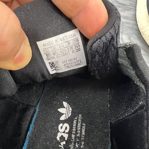 Adidas Originals ZX 2K Boost Sneaker Womens 10 Black Running Shoes Sport H00102 - Picture 9 of 12